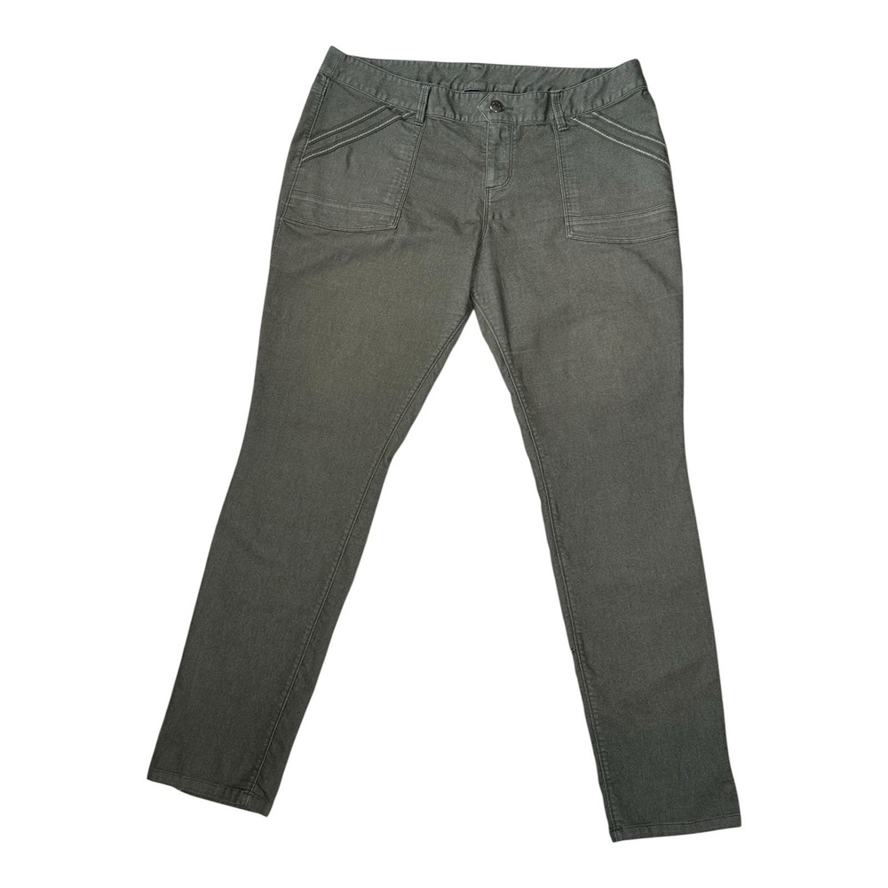 Marmot Women's Olive Green‎ Lightweight Denim Skinny Jeans Stretch Casual 14